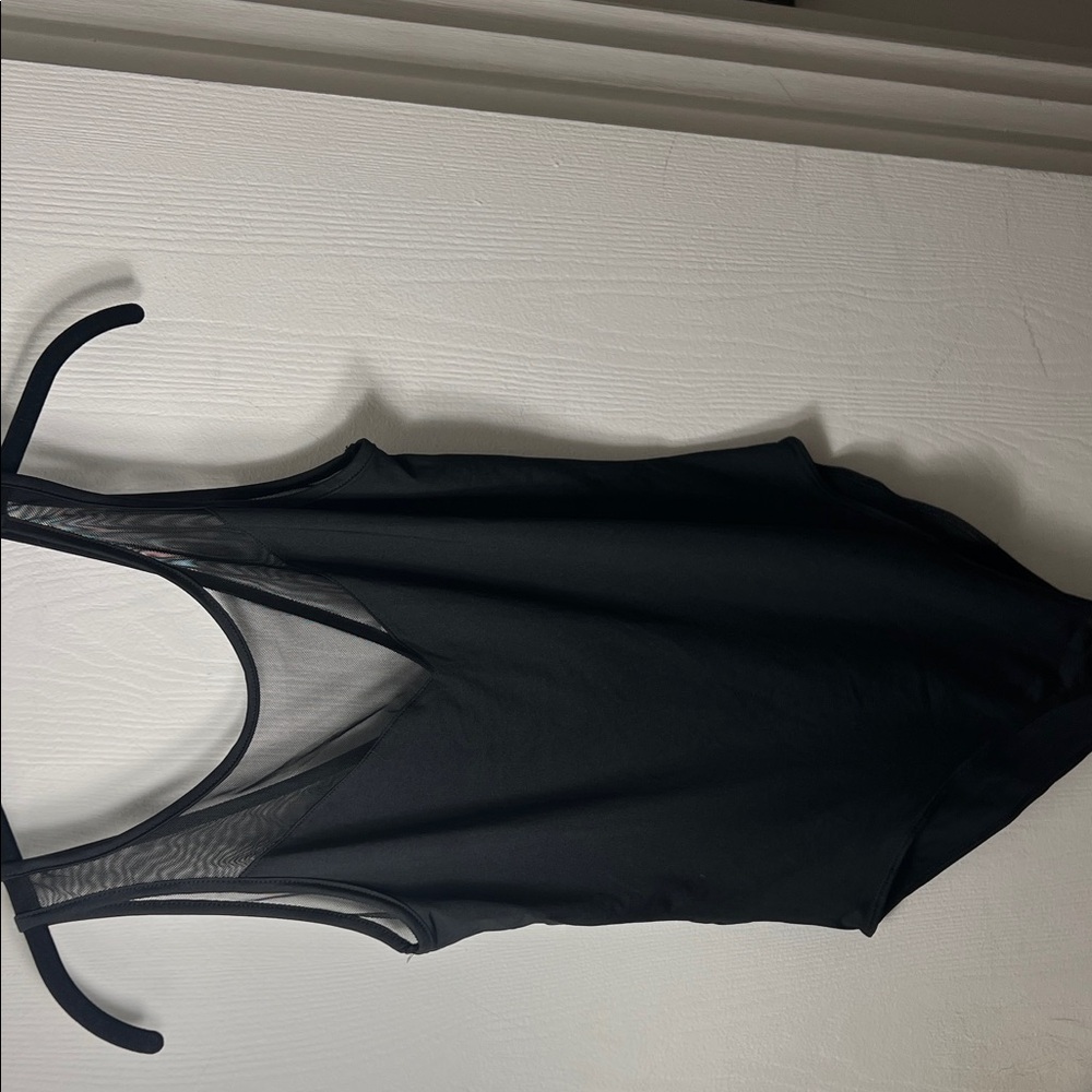 Kendall & Kylie //  Black Bodysuit with Mesh